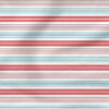 Patriotic Stripe (Red Blue Pink) | Holiday Fabric Design | Julie Storie Designs